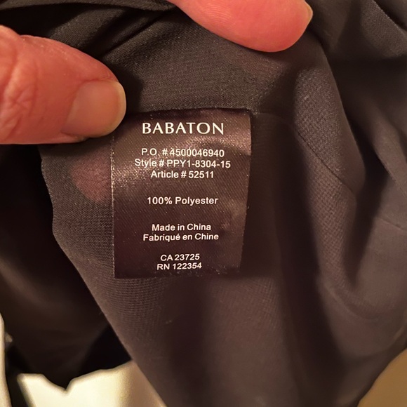 Babaton by Aritzia black belted shirtdress size small - Picture 7 of 9